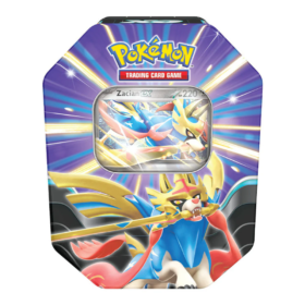 Pokemon Scarlet & Violet: Zacian ex Slashing Legends Tin (5 Pack) (ENG)