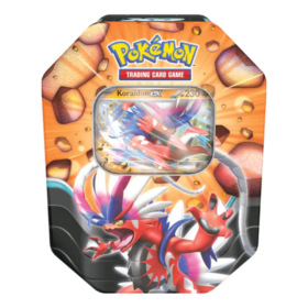 Pokemon Scarlet & Violet: Koraidon ex Slashing Legends Tin (4 Pack) (ENG)